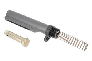 LMT Defense MIL-SPEC AR-15 buffer kit includes buffer, spring, buffer tube, castle nut, and end plate.